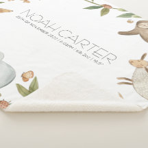 Personlig safari-filtar för djurbarn