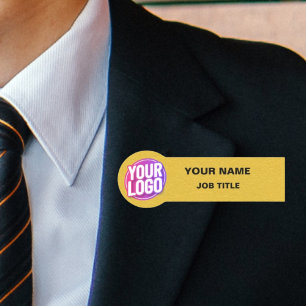 Personlig Safety Pin Namn bricka för medarbetare Namnbricka