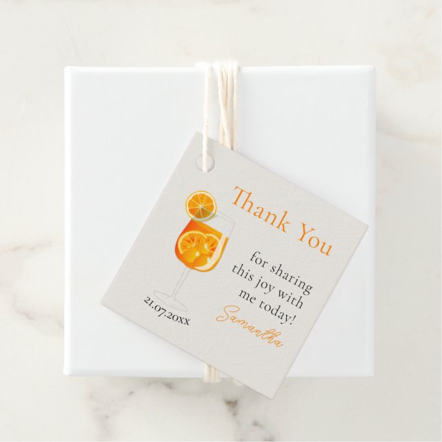 Personlig Säg Tack För Möhippan Gåvor Etiketter (På plats)