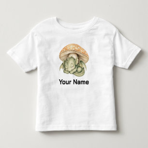 Personlig saga Babydrake Svamp Barn Kläder T Shirt