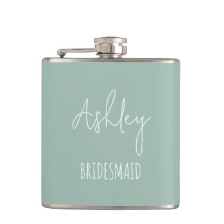 Personlig Sage Grönt Best Bridesmaid Gifts Fickplunta