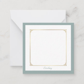 Personlig Sage Note Card Anteckningskort