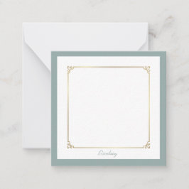 Personlig Sage Note Card Anteckningskort