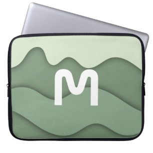 Personlig Sage Wave-datorfodral Laptop Fodral