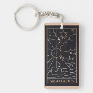 Personlig Sagittarius Zodiac Sign Abstrakt Art