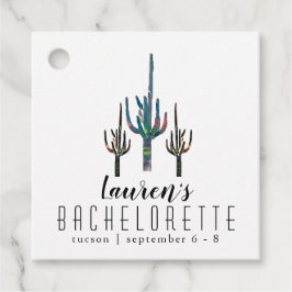 Personlig Saguaro Cactus Bachelorette Gåvor Etiketter