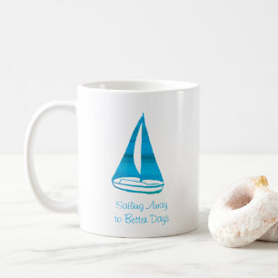 Personlig Sailboat Mugg