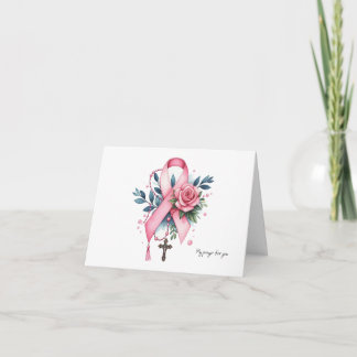 Personlig Saint Agatha Rosary Prayer Kort
