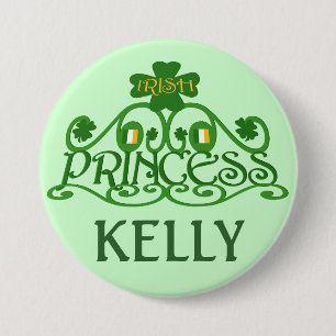 Personlig Saint patrick's day Irish Button Knapp