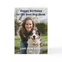 Personlig sällskapsdjurfoto för hundmamma - Glad f