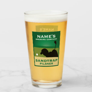 Personlig Sandfälla Pilsner Glaskopp