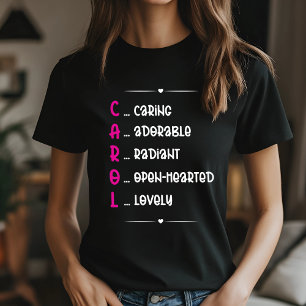 Personlig Sång Namn Art T Shirt