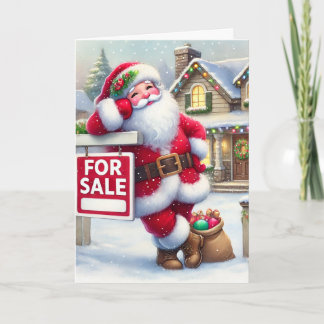 Personlig Santa as a Real Gods Agent Helgkort