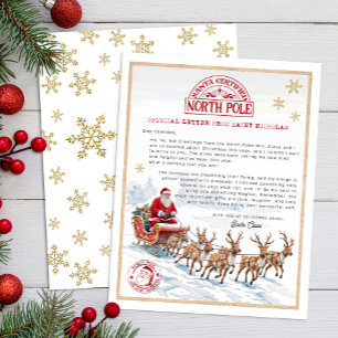 Personlig Santa Brev för barn