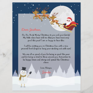 Personlig Santa Brev från Nordpolen