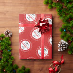 Personlig Santa North Pole Express Presentpapper<br><div class="desc">Anpassa den här julklappen till North Pole Express papper med ditt barns namn. Underbar för att slå in Julklapp. Designad av Blackberry Boulevard.</div>