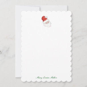 Personlig Santa Notes Inbjudningar