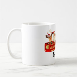 PERSONLIG SANTA,SNÖGUBBE,ELF WISHING CHRISTMAS KAFFEMUGG