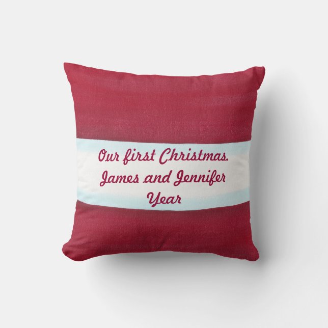 Personlig Santa Waist-jultomten Kudde (Framsida)