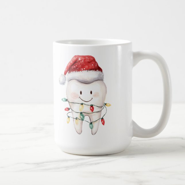 Personlig Santa's Favorite Dental Assistant Mugg (Höger)