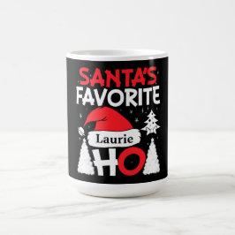Personlig Santa's Favorite Ho Coffee Mugg