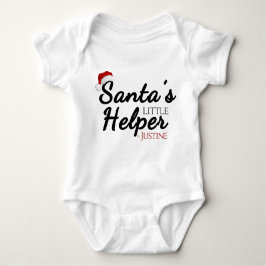 Personlig Santa's Little Helper, Kids jul T Shirt