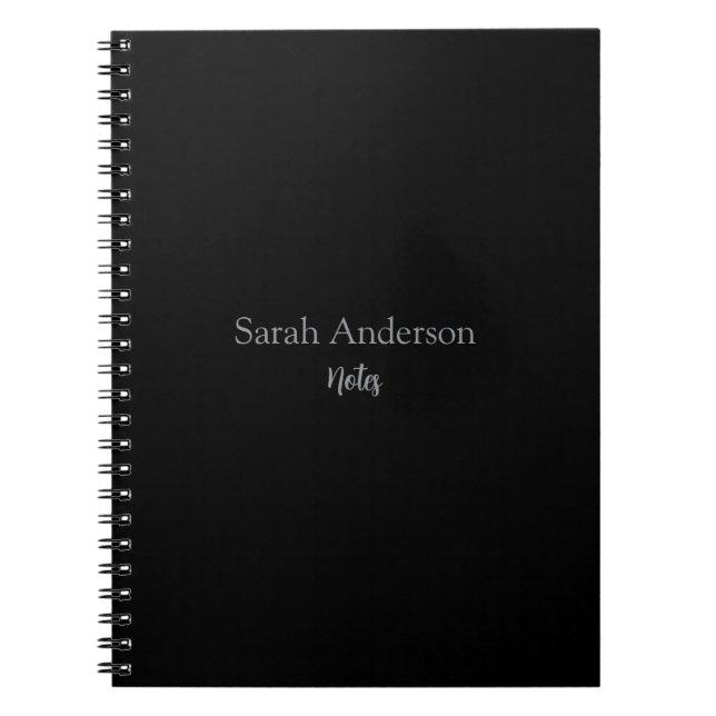 Personlig Sarah Notes Spiral Anteckningsbok Journa (Framsidan)