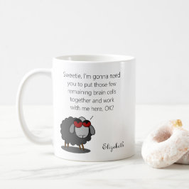 Personlig Sarcasm Funny Brain Cells Humor Witty Kaffemugg