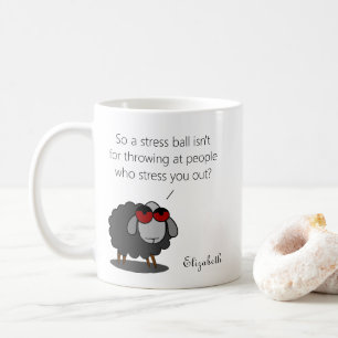Personlig Sarcasm Funny Stressar Boll Humor Witty Kaffemugg