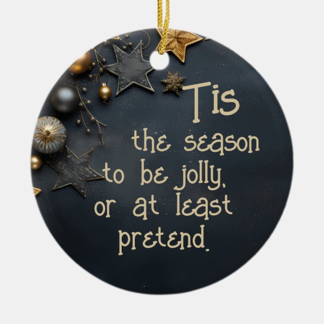Personlig Sarkastic jul Ornament (Framsidan)