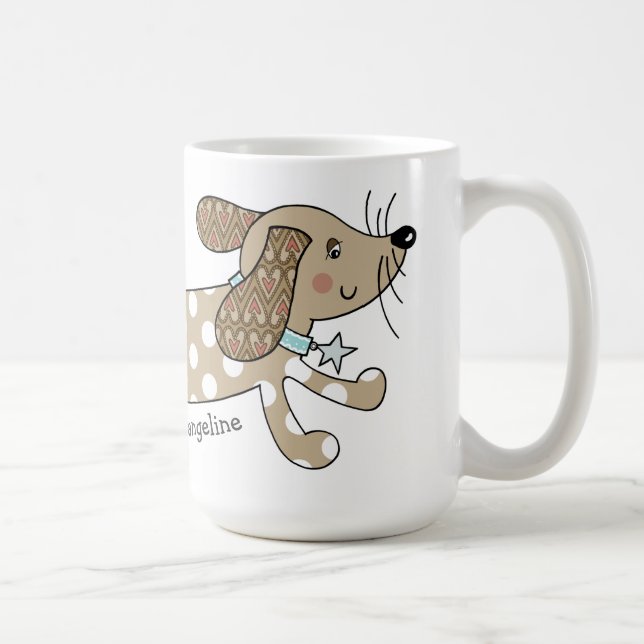Personlig Sause Hund Dachshund Mugg (Höger)