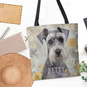 Personlig Schnauzer Tygkasse