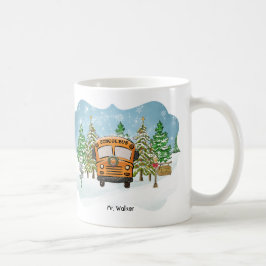 Personlig School Buss Driver Prayer Jul jul Kaffemugg