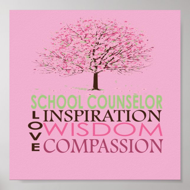 Personlig School Counselor Poster (Framsidan)