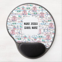 Personlig School Nurse Gel Mouse Pad