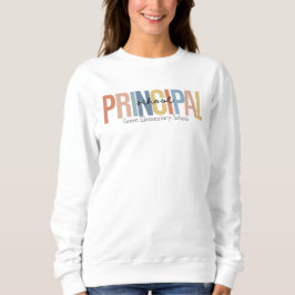 Personlig School Principal Sweatshirt T Shirt