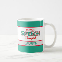 Personlig! School Tal Therapist Kaffemugg