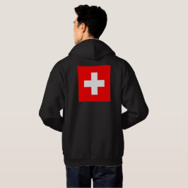 Personlig Schweiz Flagga Schweiz Swiss Europe Hoodie