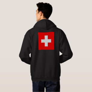 Personlig Schweiz Flagga Schweiz Swiss Europe Hoodie