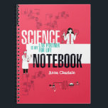 Personlig Science Physics Lab - bärbar dator Anteckningsbok<br><div class="desc">Välkommen till vår bärbara student-labbdator! Vi vet att ni som vetenskapsman student har många idéer och experiment som ni vill dokumentera och följa upp behållan. Det är där den här bärbara datorn är i sin ordning! Den här bärbara datorn är särskilt designad för science studenter som du, så att du...</div>