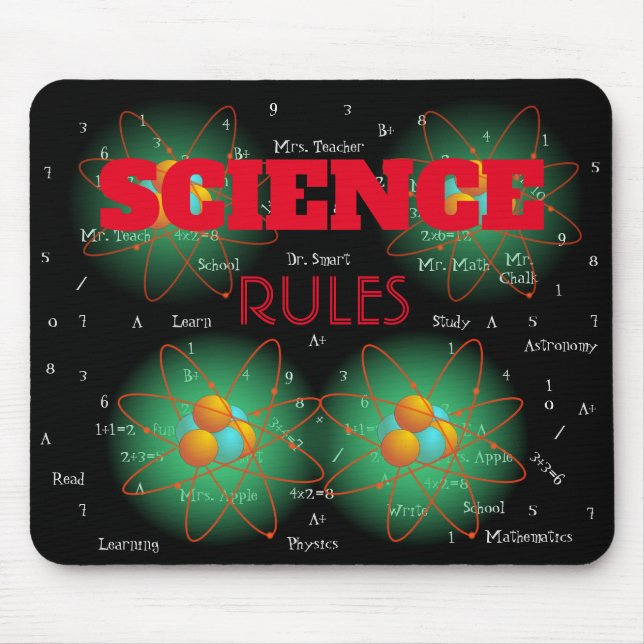 Personlig Science Regler Mouse Pad Musmatta (Framsidan)