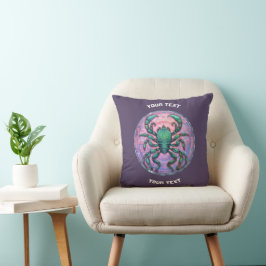 PERSONLIG Scorpio ZODIAC SIGN Kudde