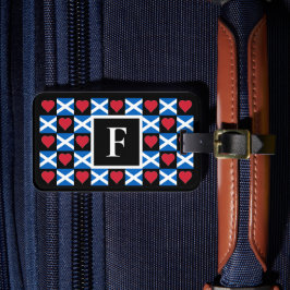 Personlig Scotland Flagga Scottish Anpassningsbar Bagagebricka