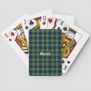Personlig Scotland Tweedside District Tartan Casinokort