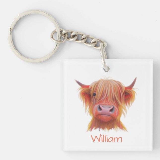 personlig Scottish Highland Hairy Cow (Framsidan)
