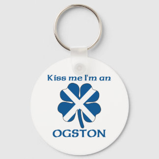 Personlig Scottish Kiss Me jag är Ogston Nyckelring