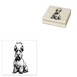 Personlig Scottish Terrier Stämpel