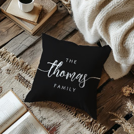 Personlig Script Family Namn Houseworp Gift Kudde