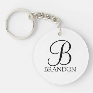 Personlig Script Monogram och Namn