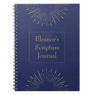 Personlig Scripture eller Bible Study Journal Anteckningsbok